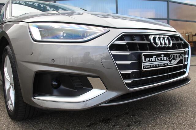 Audi A4 Avant 40 TDI Launch edition Sport 190pk acc-lane assist sportstoelen ledverlichting keyless-go auto-grootlicht pdc v+a allu inlegdelen virtual cockpit schakelpaddels electrische achterkep