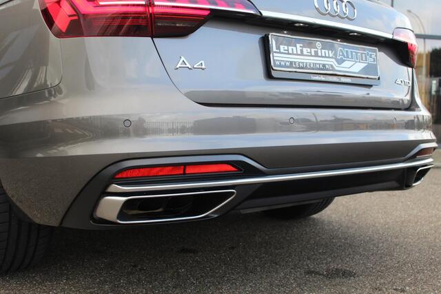 Audi A4 Avant 40 TDI Launch edition Sport 190pk acc-lane assist sportstoelen ledverlichting keyless-go auto-grootlicht pdc v+a allu inlegdelen virtual cockpit schakelpaddels electrische achterkep