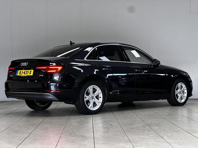 Audi A4 Limousine 1.4 TFSI Sport Lease Edition/ AUTOMAAT!/ 17'' LMV/ LED Koplampen!/ Keyless-GO/ Extra getint glas/ Navi/ Clima/ Cruise/ Elek. pakket/ Isofix/ Bluetooth/ Armsteun/ Multi. LEDER. Stuur/ PDC/ Chroom.