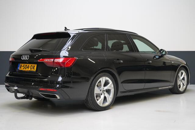 Audi A4 Avant 40 TFSI S edition Competition | Zwart optiek | Panoramadak | Trekhaak | Adaptive | Carplay | Camera | Leder | Sportstoelen