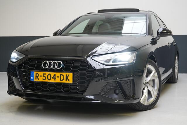 Audi A4 Avant 40 TFSI S edition Competition | Zwart optiek | Panoramadak | Trekhaak | Adaptive | Carplay | Camera | Leder | Sportstoelen
