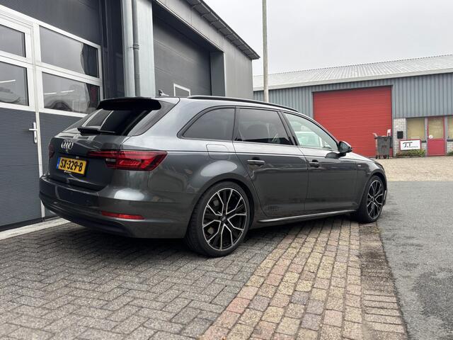 Audi A4 Avant 1.4 TFSI Sport S line black edition 19"| Led| Stoelverw| Leder met rode stiksel| Private glass| Carplay