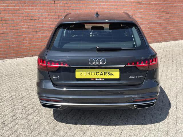 Audi A4 Avant 40 TFSI 204pk Pro Line Leder Sportstoelen Electrisch bedienbare achterklep Led Dab Navigatie Apple Carplay / Android Auto