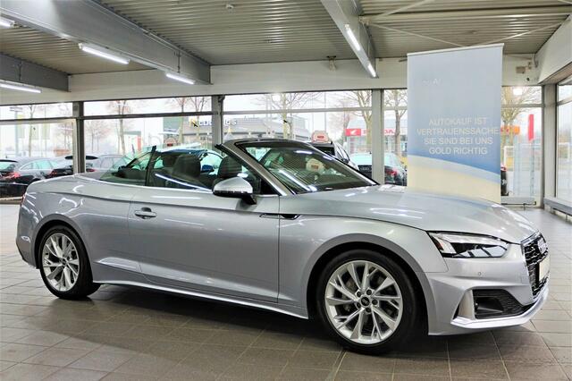 Audi A5 Cabriolet 40 Tfsi ADVANCED ** MATRIX, LEDER, VIRTUAL, ADAPT. CRUISE, MASSAGE, NEKVERW ** 11.498km (!) - UNFALLFREI - 1e EIG * ** INFORMEER OOK NAAR ONZE AANTREKKELIJKE FINANCIAL-LEASE TARIEVEN **