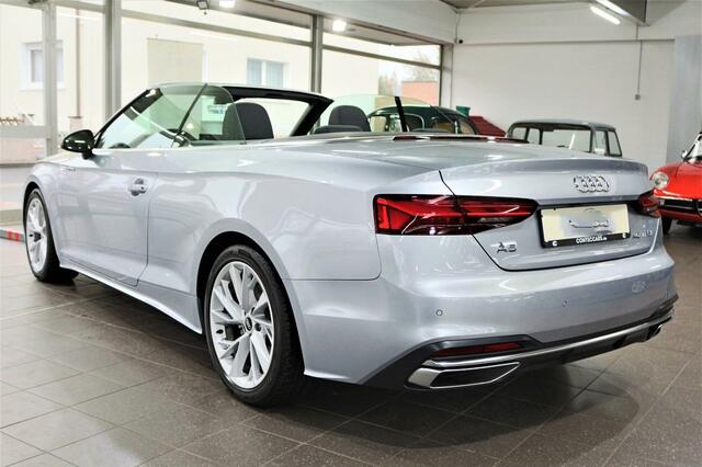 Audi A5 Cabriolet 40 Tfsi ADVANCED ** MATRIX, LEDER, VIRTUAL, ADAPT. CRUISE, MASSAGE, NEKVERW ** 11.498km (!) - UNFALLFREI - 1e EIG * ** INFORMEER OOK NAAR ONZE AANTREKKELIJKE FINANCIAL-LEASE TARIEVEN **