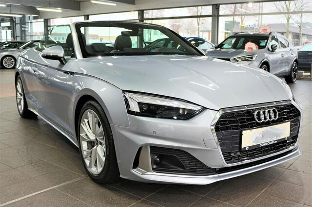 Audi A5 Cabriolet 40 Tfsi ADVANCED ** MATRIX, LEDER, VIRTUAL, ADAPT. CRUISE, MASSAGE, NEKVERW ** 11.498km (!) - UNFALLFREI - 1e EIG * ** INFORMEER OOK NAAR ONZE AANTREKKELIJKE FINANCIAL-LEASE TARIEVEN **