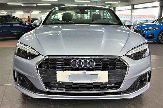 Audi A5 Cabriolet 40 Tfsi ADVANCED ** MATRIX, LEDER, VIRTUAL, ADAPT. CRUISE, MASSAGE, NEKVERW ** 11.498km (!) - UNFALLFREI - 1e EIG * ** INFORMEER OOK NAAR ONZE AANTREKKELIJKE FINANCIAL-LEASE TARIEVEN **