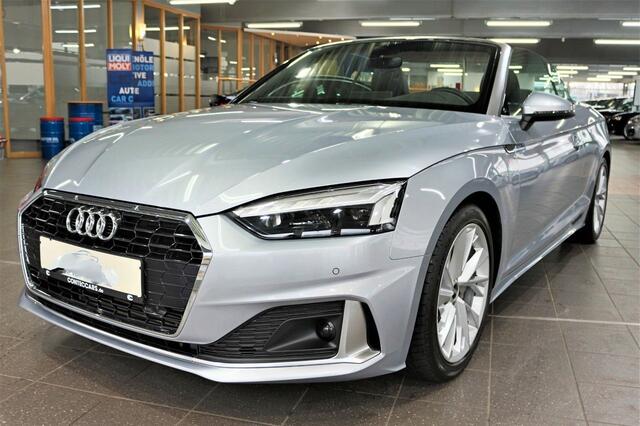 Audi A5 Cabriolet 40 Tfsi ADVANCED ** MATRIX, LEDER, VIRTUAL, ADAPT. CRUISE, MASSAGE, NEKVERW ** 11.498km (!) - UNFALLFREI - 1e EIG * ** INFORMEER OOK NAAR ONZE AANTREKKELIJKE FINANCIAL-LEASE TARIEVEN **