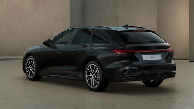 Audi A5 Avant 2.0 e-hybrid quattro S edition trekhaak, leder interieur, adaptive cruise control, omgevingscamera's, privacy glass, optiek pakket zwart, comfortsleutel