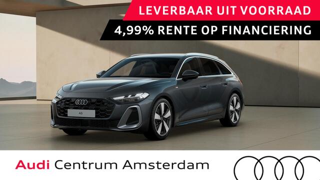 Audi A5 Avant 2.0 TFSI S edition elektr wegklapbare trekhaak, omgevingscamera's, adaptive cruise control, leder interieur, privacy glass