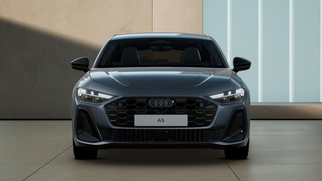 Audi A5 Limousine 2.0 e-hybrid quattro S edition adapative cruise control, comfortsleutel, omgevingscamera's, MMI bijrijdersscherm, TREKHAAK, optiek zwart glanzend, LM velgen 19", leder interieur