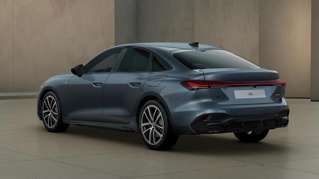 Audi A5 Limousine 2.0 e-hybrid quattro S edition adapative cruise control, comfortsleutel, omgevingscamera's, MMI bijrijdersscherm, TREKHAAK, optiek zwart glanzend, LM velgen 19", leder interieur