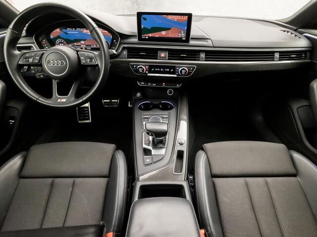 Audi A5 Sportback 2.0 TFSI S-Line Sport 191Pk Automaat (SCHUIFDAK, 2X S-LINE, VIRTUAL COCKPIT, CARBON INLEG, APPLE CARPLAY, GROOT NAVI, STOELVERWARMING, SFEERVERLICHTING, ADAPTIVE CRUISE, CAMERA, GETINT GLAS, NIEUWSTAAT)