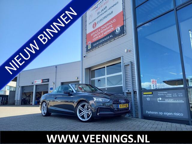Audi A5 Cabriolet 2.0 TFSI Launch Edition S-LINE - VIRTUAL COCKPIT - 360 CAMERA - LEER - CARPLAY / ANDROID -