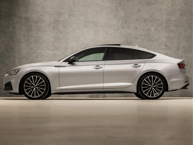 Audi A5 Sportback 40 TFSI S-Line Sport 191Pk Automaat (SCHUIFDAK, 2X S-LINE, VIRTUAL COCKPIT, GROOT NAVI, LEDER, STOELVERWARMING, SPORTSTOELEN, PLAT S-LINE SPORTSTUUR, GETINT GLAS, MATRIX LED, NIEUWSTAAT)