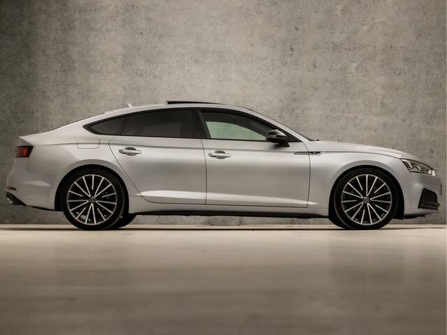 Audi A5 Sportback 40 TFSI S-Line Sport 191Pk Automaat (SCHUIFDAK, 2X S-LINE, VIRTUAL COCKPIT, GROOT NAVI, LEDER, STOELVERWARMING, SPORTSTOELEN, PLAT S-LINE SPORTSTUUR, GETINT GLAS, MATRIX LED, NIEUWSTAAT)
