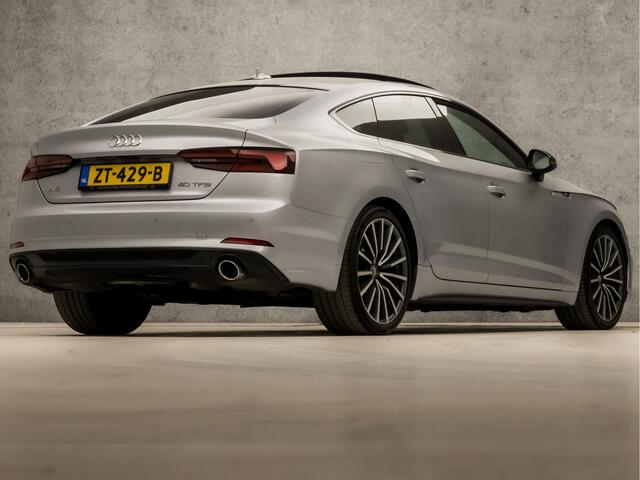 Audi A5 Sportback 40 TFSI S-Line Sport 191Pk Automaat (SCHUIFDAK, 2X S-LINE, VIRTUAL COCKPIT, GROOT NAVI, LEDER, STOELVERWARMING, SPORTSTOELEN, PLAT S-LINE SPORTSTUUR, GETINT GLAS, MATRIX LED, NIEUWSTAAT)