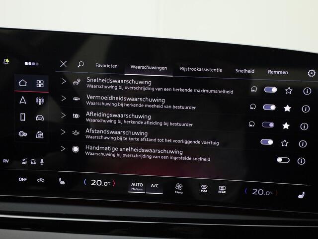 Audi A5 Limousine Advanced edition 35 TFSI 150 pk · First edition · Lederen bekleding · Sportstuur · Elektrisch verst. stoelen · Velgen zwart gepoedercoat