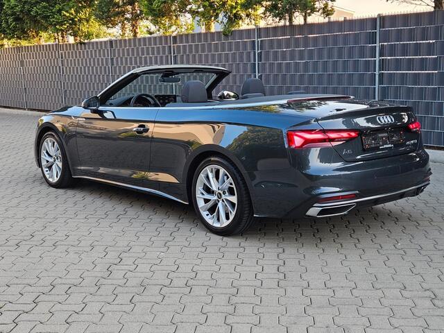 Audi A5 Cabriolet 40 Tfsi S-Tronic (150kW/204pk) ** MATRIX, LEDER, VIRTUAL, NEKVERW, 18-inch LMV, ADAPT. CRUISE ** 1e EIG - ¤ 25.700,= onder NP ** ** INFORMEER OOK NAAR ONZE AANTREKKELIJKE FINANCIAL-LEASE TARIEVEN **