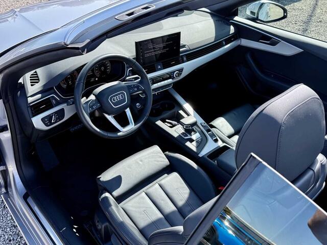 Audi A5 Cabriolet 40 Tfsi S-Tronic (150kW/204pk) ** MATRIX, LEDER, VIRTUAL, NEKVERW, 18-inch LMV, ADAPT. CRUISE ** 1e EIG - ¤ 27.300,= onder NP ** ** INFORMEER OOK NAAR ONZE AANTREKKELIJKE FINANCIAL-LEASE TARIEVEN **