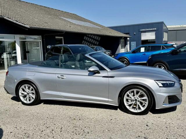 Audi A5 Cabriolet 40 Tfsi S-Tronic (150kW/204pk) ** MATRIX, LEDER, VIRTUAL, NEKVERW, 18-inch LMV, ADAPT. CRUISE ** 1e EIG - ¤ 27.300,= onder NP ** ** INFORMEER OOK NAAR ONZE AANTREKKELIJKE FINANCIAL-LEASE TARIEVEN **