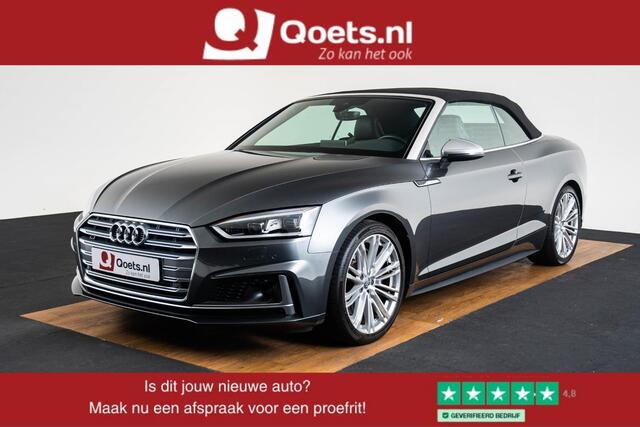 Audi A5 Cabriolet 3.0 TFSI S5 quattro Pro Line Plus MMI navigatie plus - Windschot - S sportstoelen - Assistentiepakket City/Tour - Parkeerhulp plus - adaptive cruise control - Lichtpakket 2 - Koplampreinigingsinstallatie -