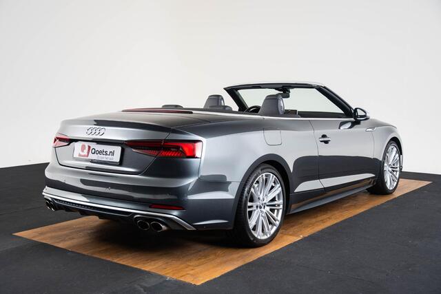 Audi A5 Cabriolet 3.0 TFSI S5 quattro Pro Line Plus MMI navigatie plus - Windschot - S sportstoelen - Assistentiepakket City/Tour - Parkeerhulp plus - adaptive cruise control - Lichtpakket 2 - Koplampreinigingsinstallatie -