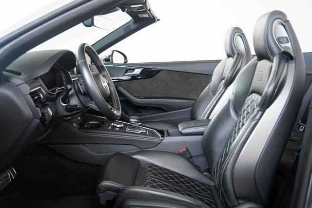 Audi A5 Cabriolet 3.0 TFSI S5 quattro Pro Line Plus MMI navigatie plus - Windschot - S sportstoelen - Assistentiepakket City/Tour - Parkeerhulp plus - adaptive cruise control - Lichtpakket 2 - Koplampreinigingsinstallatie -