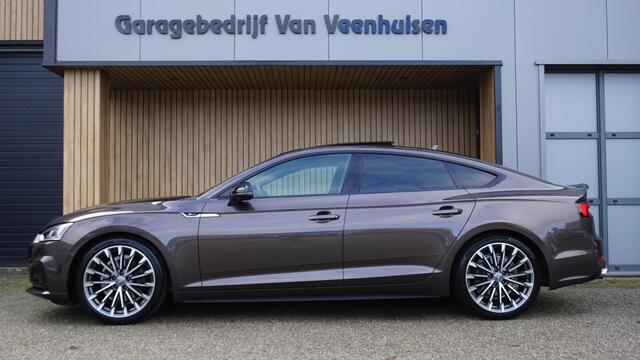 Audi A5 Sportback 2.0 TFSI 190pk Sport S-line Edition *Black Optik* Pano.Dak B&O Sfeerverlichting 19inch LM Virtual Cockpit *NL auto* 103119km!