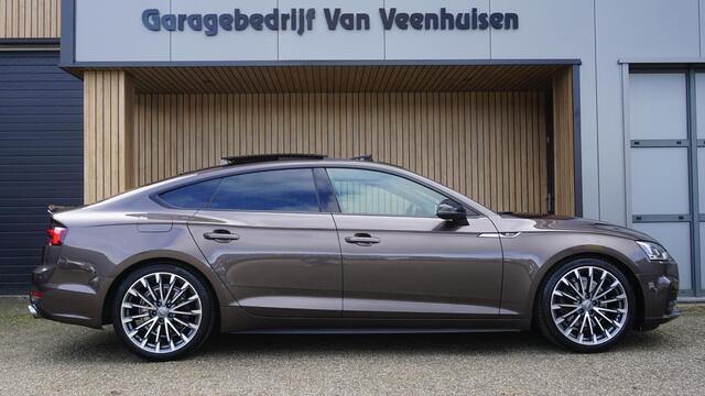 Audi A5 Sportback 2.0 TFSI 190pk Sport S-line Edition *Black Optik* Pano.Dak B&O Sfeerverlichting 19inch LM Virtual Cockpit *NL auto* 103119km!