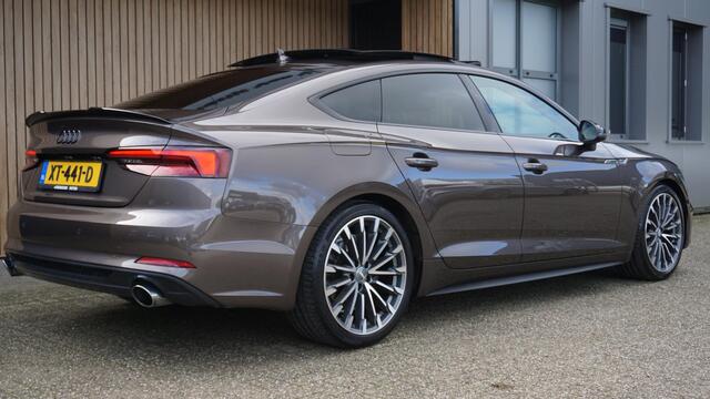 Audi A5 Sportback 2.0 TFSI 190pk Sport S-line Edition *Black Optik* Pano.Dak B&O Sfeerverlichting 19inch LM Virtual Cockpit *NL auto* 103119km!
