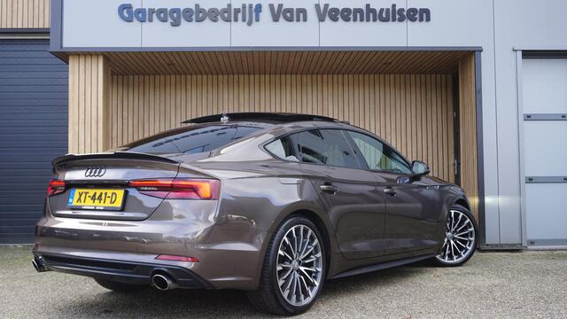 Audi A5 Sportback 2.0 TFSI 190pk Sport S-line Edition *Black Optik* Pano.Dak B&O Sfeerverlichting 19inch LM Virtual Cockpit *NL auto* 103119km!