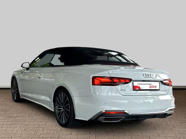 Audi A5 Cabriolet 40 TFSI S-LINE ** MATRIX, NAVI+, LEDER, TREKH, NEKVERW, 19-inch LMV, VIRTUAL ** 1e EIG - UNFALLFREI - Ex AUDI-AG ** ** INFORMEER OOK NAAR ONZE AANTREKKELIJKE FINANCIAL-LEASE TARIEVEN **