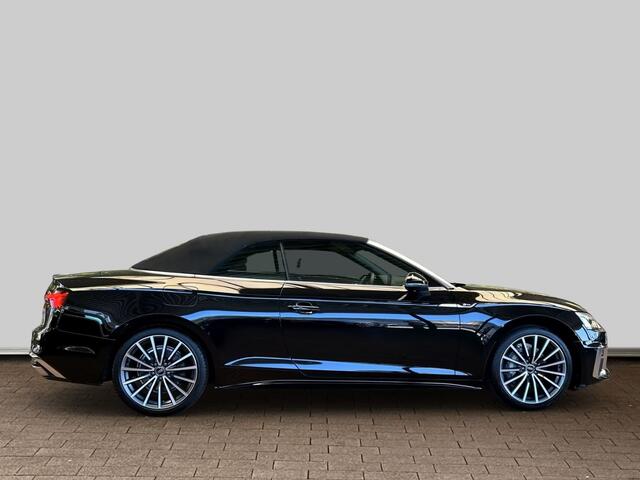 Audi A5 Cabriolet 40 TFSI S-LINE ** MATRIX, NAVI+, LEDER, TREKH, NEKVERW, 19-inch LMV, VIRTUAL ** 1e EIG - UNFALLFREI - ¤ 31.000,= onder NP ** ** INFORMEER OOK NAAR ONZE AANTREKKELIJKE FINANCIAL-LEASE TARIEVEN **