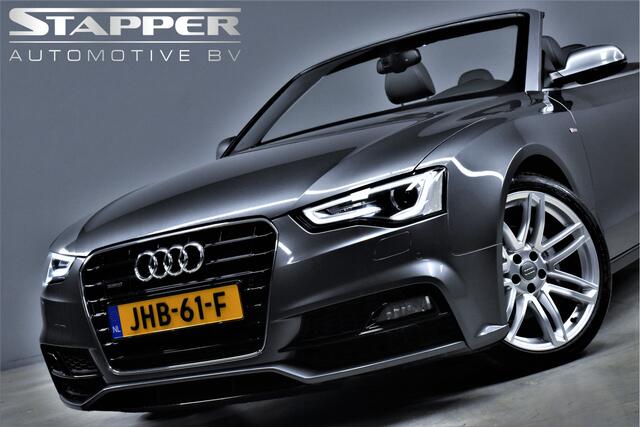 Audi A5 Cabriolet 2.0 TFSI 230pk Quattro Automaat S-Line Navi/Led/H.leer/Stoelverw./Keyless/Cruise/Pdc/Lmv19''