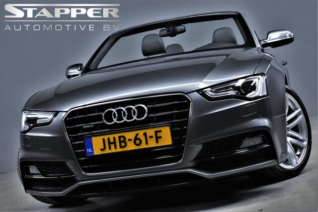 Audi A5 Cabriolet 2.0 TFSI 230pk Quattro Automaat S-Line Navi/Led/H.leer/Stoelverw./Keyless/Cruise/Pdc/Lmv19''