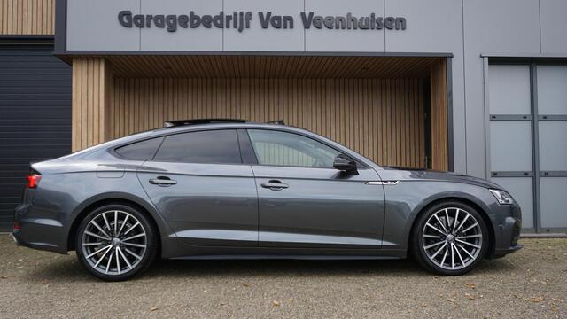 Audi A5 Sportback 2.0 TFSI 225pk 2x S-line Black edition Pano.Dak Sfeerverlichting 19inch LM Black Optik RS Grille *NL auto* Uitstraling!