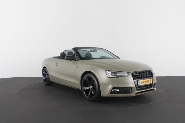 Audi A5 Cabriolet 1.8 TFSI S line > 177pk/Cabrio/Dark Green&black/Sportstoelen verwarmbaar...