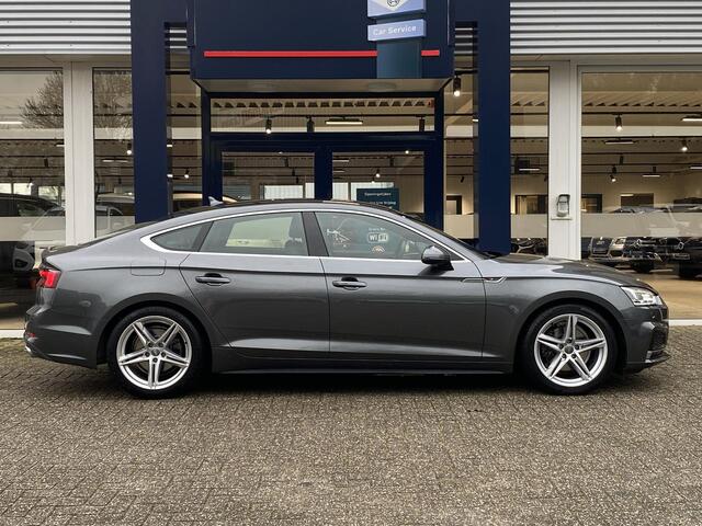 Audi A5 Sportback 2.0 TFSI MHEV Sport S-line Edition / Automaat / NL-Auto / Cruise-Control / Climate-Control / Afneembare-Trekhaak / LED / Elektr.-Achterklep / Flippers / Radio-Bluetooth / Navi / PDC-Achter / 18'' LMV / ENZ.