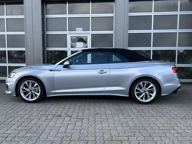 Audi A5 Cabriolet 40 Tfsi S-Tronic (150kW/204pk) ** MATRIX, LEDER, VIRTUAL, NEKVERW, 18-inch LMV, ADAPT. CRUISE ** 1e EIG - ¤ 26.700,= onder NP ** ** INFORMEER OOK NAAR ONZE AANTREKKELIJKE FINANCIAL-LEASE TARIEVEN **
