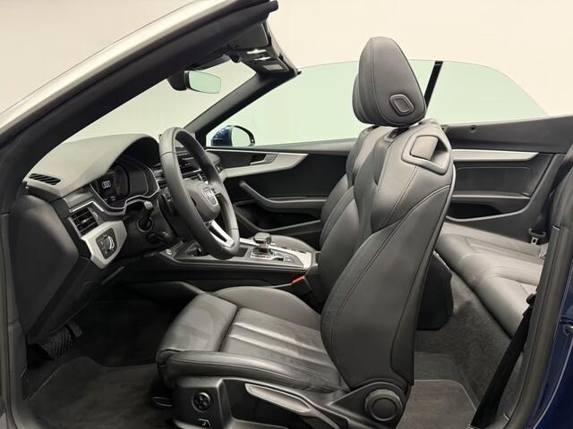 Audi A5 Cabriolet 40 Tfsi S-Tronic (150kW/204pk) ** MATRIX, LEDER, VIRTUAL, NEKVERW, 18-inch LMV, ADAPT. CRUISE ** 1e EIG - ¤ 25.700,= onder NP ** ** INFORMEER OOK NAAR ONZE AANTREKKELIJKE FINANCIAL-LEASE TARIEVEN **
