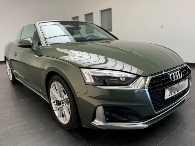 Audi A5 Cabriolet 40 Tfsi S-Tronic (150kW/204pk) ** MATRIX, LEDER, VIRTUAL, NEKVERW, 18-inch LMV, ADAPT. CRUISE ** 1e EIG - ¤ 25.800,= onder NP ** ** INFORMEER OOK NAAR ONZE AANTREKKELIJKE FINANCIAL-LEASE TARIEVEN **