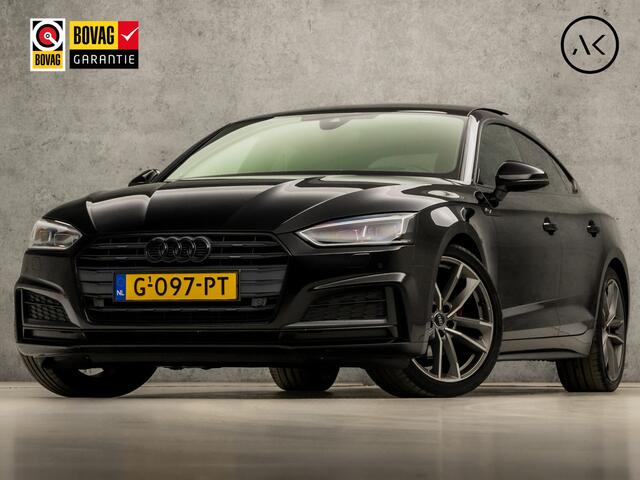 Audi A5 Sportback 40 TFSI S-Line Sport 191Pk Automaat (SCHUIFDAK, VIRTUAL COCKPIT, HEAD-UP DISPLAY, BANG&OLUFSEN, SFEERVERLICHTING, LEDER, CAMERA, MATRIX LED, GETINT GLAS, ZWART HEMEL, NIEUWSTAAT)