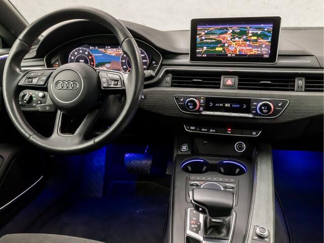 Audi A5 Sportback 40 TFSI S-Line Sport 191Pk Automaat (SCHUIFDAK, VIRTUAL COCKPIT, HEAD-UP DISPLAY, BANG&OLUFSEN, SFEERVERLICHTING, LEDER, CAMERA, MATRIX LED, GETINT GLAS, ZWART HEMEL, NIEUWSTAAT)