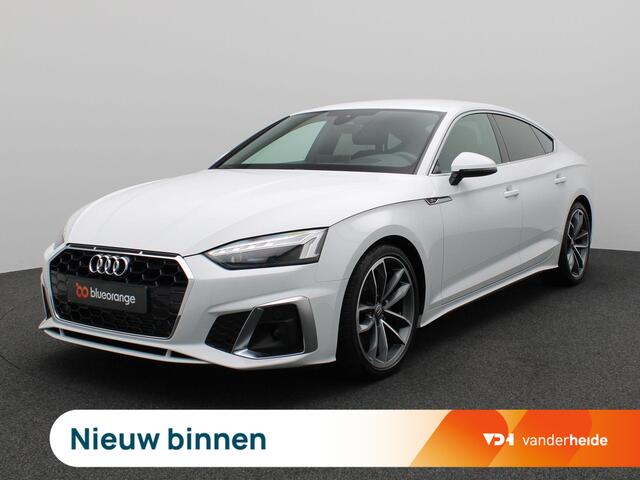 Audi A5 Sportback 40 TFSI Launch edition Sport 190PK S-Tronic S-Line, 15.798KM, Head-Up Display, 19" LM Velgen, Adaptieve Cruise Controle, Keyless, Navi, Clima, Side Assist, Achteruitrijcamera, Elektr. Achterklep