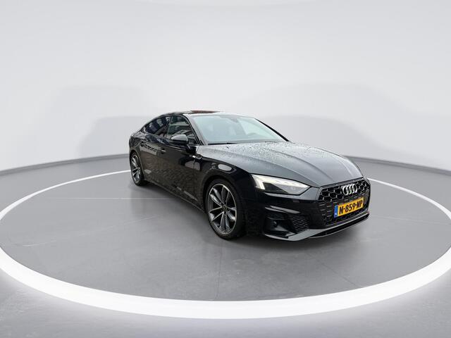 Audi A5 Sportback 35 TFSI 150pk S edition Competition · Camera · Apple/Android Car Play · Navigatie · Virtual Cockpit · 19'' Velgen · Leder/stof
