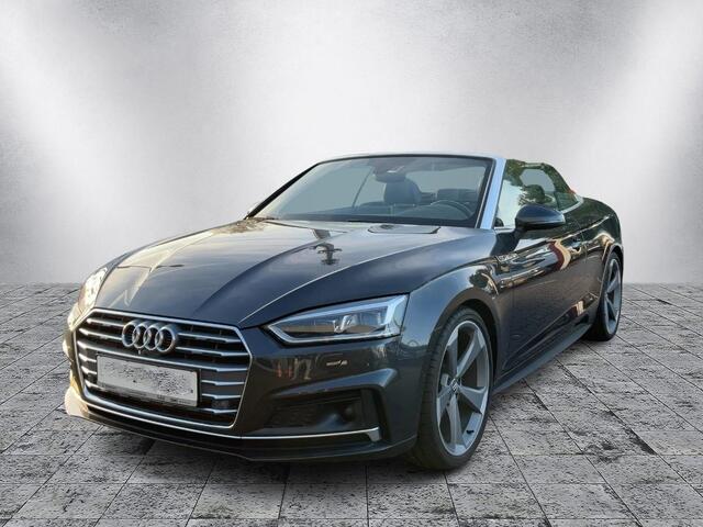 Audi A5 Cabriolet 40 TFSI S-LINE ** LED, VIRTUAL, LEDER, ACC, ALARM, ELECTR. ST, 20-inch LMV ** UNFALLFREI - Slechts 24.900km. ** ** INFORMEER OOK NAAR ONZE AANTREKKELIJKE FINANCIAL-LEASE TARIEVEN **