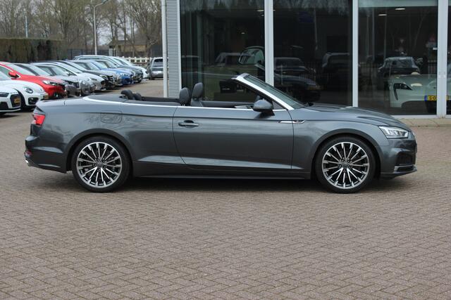 Audi A5 Cabriolet 2.0 TFSI Launch Edition / Leder / Nekverwarming / Navigatie / Parkeerhulp V+A / 19'' / Windscherm / Stoelverwarming / Cruise Control