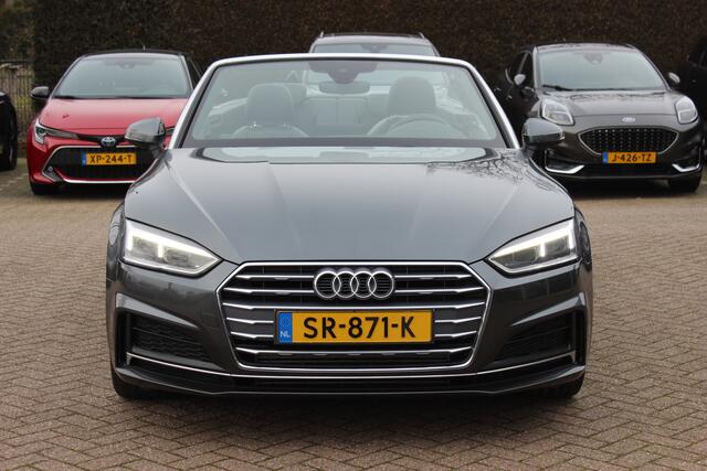 Audi A5 Cabriolet 2.0 TFSI Launch Edition / Leder / Nekverwarming / Navigatie / Parkeerhulp V+A / 19'' / Windscherm / Stoelverwarming / Cruise Control