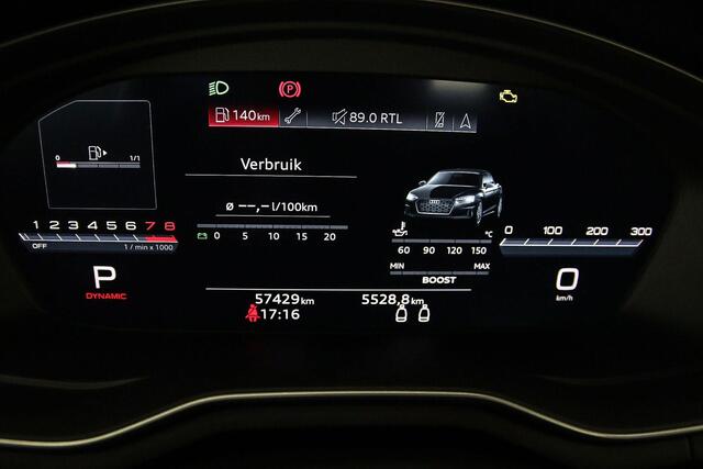 Audi A5 Cabriolet 3.0 TFSI S5 quattro | Matrix-laser | Adaptieve demping | B&O | Headup | Virtual cockpit | 360 camera | Tour | Parking |